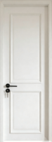 Porte en bois élégante avec placage en bois naturel, excellente isolation acoustique pour chambre à coucher