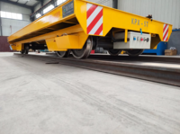 Chariot de transfert électrique motorisé sur rail, marque Anbo, personnalisé, capacité de 5 à 30 tonnes, pour machines lourdes d'usine sidérurgique