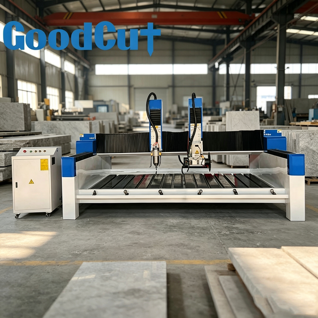 2026 Hot Sale Integrated 2 in 1 Stone CNC Router Machine With Engraving Cutting Saw Blade for Marble Granite From China Factory