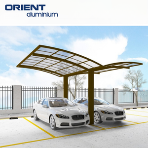 Abri de voiture en aluminium R-Style avec drainage optimal, <span class=keywords><strong>prix</strong></span> de gros et structure renforcée pour véhicules en zone côtière extérieure - Product Image 3