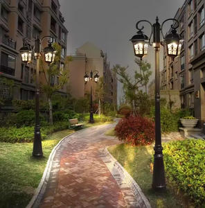 Factory Wholesale European Lawn Garden <strong>Light</strong> <strong>Outdoor</strong> IP65 Waterproof Villa <strong>Street</strong> Lamp Retro Garden Lamp - Product Image 1
