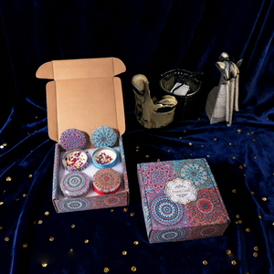 Bougie parfumée avec couvercle et boîte, marque privée, lavande, cire de soja naturelle, luxe, 12 oz, parfum gourmet plus intense pour bougie - Product Image 1