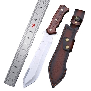 Cuchillo de Bolsillo Personalizable con Hoja de Acero Inoxidable D2, Punta Recta, Mango de Madera y Cuerno, Táctico, Supervivencia, Aire Libre, Bricolaje - Product Image 1