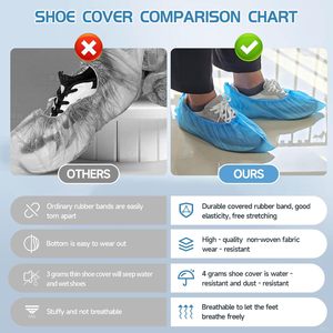 Protège-chaussures jetables antidérapants non stériles durables pour la protection et l'isolement, vente en gros - Product Image 3