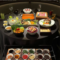 Ensemble de cuisson à la vapeur sans fumée Dansen Hollow, pour fondue, barbecue, avec table à fondue
