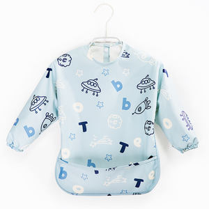 Tablier Bébé Imperméable Multi-Fonction à Manches Longues pour Peinture Enfants - Product Image 4