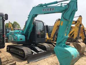 Escavatore Cingolato Idraulico Usato <span class=keywords><strong>Kobelco</strong></span> Sk75-8 da 7 Tonnellate con Poche Ore di Lavoro, Certificato EPA, con Pollice Meccanico Incluso - Product Image 4