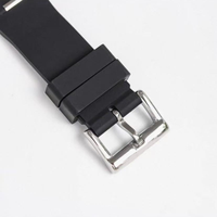 Montre automatique BV StyleTitanium 40 mm avec cadran en cristal saphir mat à effet écailles de poisson, style numéro porte-bonheur, fond en titane