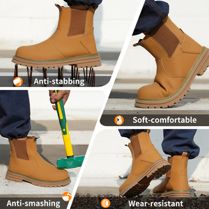 2025 OEM nhà máy trực tiếp mùa đông an toàn khởi động lông lót có thể được tùy chỉnh mặc kháng rắn đế thép ngón chân cao bảo vệ - Product Image 2