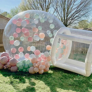 Casa de Burbujas Inflable de PVC para Niños, Casa de Brinco Comercial con Forma de Globo, Domo de Burbujas de 3x3m para Fiestas de Cumpleaños y Bodas en Interiores y Exteriores - Product Image 2