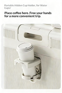 Nouvelle <span class=keywords><strong>valise</strong></span> à roulettes universelle au design minimaliste et vibrant, imperméable, <span class=keywords><strong>ultra</strong></span>-légère, en ABS (voyage unisexe) - Product Image 4