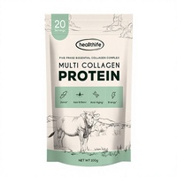 Complément alimentaire Healthife, protéines de collagène hydrolysées, poudre de peptides de collagène hydrolysée, boisson pour la beauté des cheveux, des ongles et de la peau
