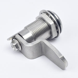 स्टेनलेस स्टील 304 कुंजी लॉक पॉलिश फिनिश डबल बिट तिमाही बारी स्क्वायर त्रिकोण हेक्स लॉक टिकाऊ एंटी-चोरी डिजाइन - Product Image 5