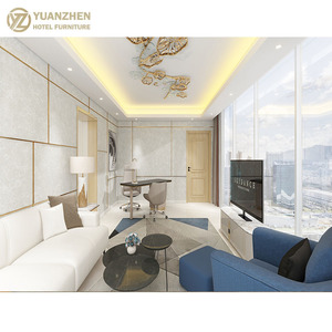 Комплексные решения для гостиничной мебели под ключ для коммерческого использования: современные деревянные спальные гарнитуры для номеров отелей и курортов - Product Image 6