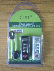 यूएस ब्लैक एंड स्लाइवर सुरक्षा टी. सा सामान केबल संयोजन लॉक 3 अंकों का पैडलॉक - Product Image 6