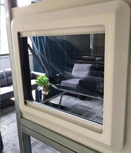 Fenêtre extrapolée RV d'angle fileté, fenêtre de remorque de voyage avec angle d'arc circulaire - Product Image 5