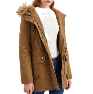 Nuovi arrivi <span class=keywords><strong>cappotto</strong></span> lungo invernale <span class=keywords><strong>cappotto</strong></span> Parka con cappuccio alla moda vestiti con tasca calda coulisse in vita Top in pelliccia - Product Image 1