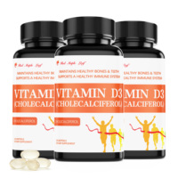 Vitamine D3 5000 UI Gélules molles (Cholecalciférol) Soutient le système immunitaire et la santé osseuse 100 Gélules molles