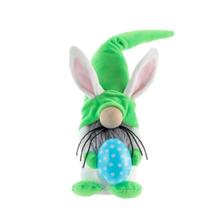 Gnomo de Pascua con Huevos, Muñeco de Peluche, Conejo de Primavera, Decoración Hecha a Mano, Figura Escandinava de Tomte, Decoración para Mesa del Hogar - Product Image 6