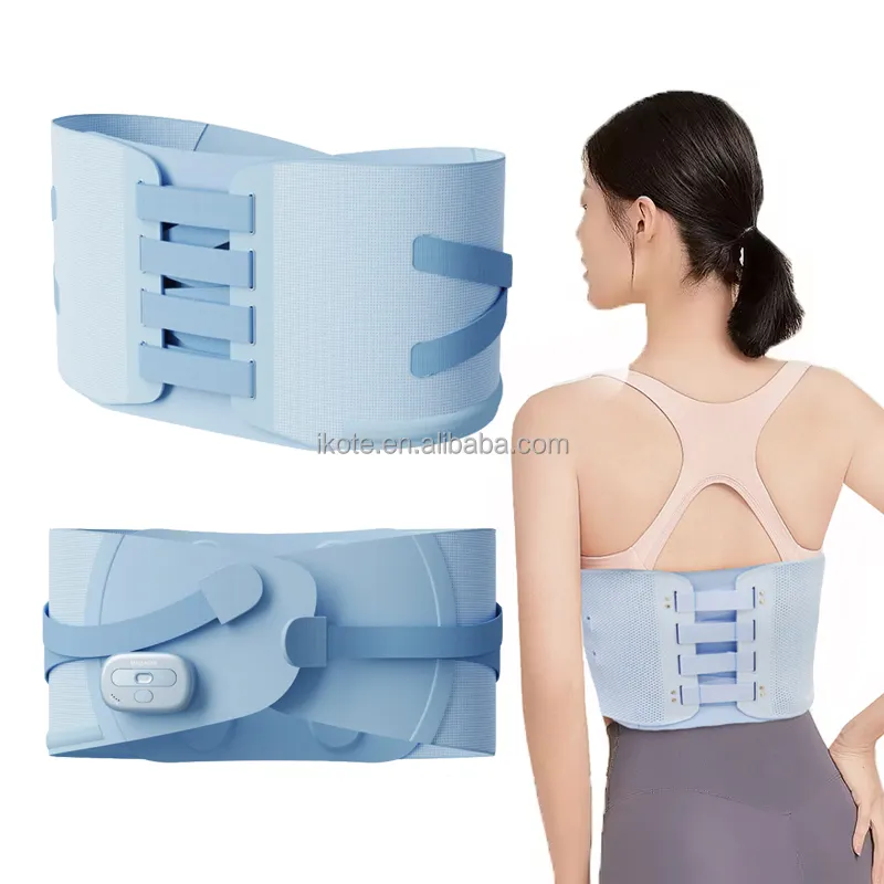 Aangepaste Taille Lumbale Ondersteuning Riem Fitness Trillingen Lichaam Afslankende Spierstimulator Kwaliteit Taillebescherming Riem Massage Product