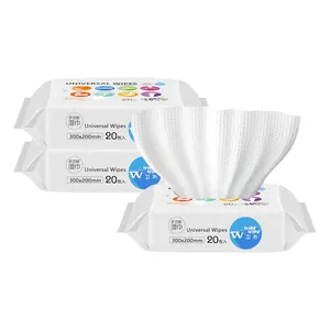 RO pure water wet wipes household elderly and infant thickened disposable wet wipes 20 pieces