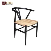 Cadeiras de madeira nórdica do restaurante do metal móveis