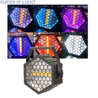 Lumière stroboscopique hexagonale rétro LED 60W, effet de scène DMX pour concert, événement, mariage