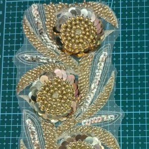 Hot Bán Chất Lượng Cao Hợp Thời Trang Guipure Nước Hòa Tan Ren Vải Tùy Chỉnh Polyester Thêu Ren Trang Trí Thân Thiện Với Môi - Product Image 1