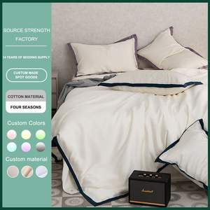 Set di copripiumino invernale <span class=keywords><strong>per</strong></span> Hotel quattro stagioni personalizzato 100% <span class=keywords><strong>forniture</strong></span> di biancheria da letto in cotone <span class=keywords><strong>per</strong></span> <span class=keywords><strong>lenzuola</strong></span> e federa dell'hotel - Product Image 2