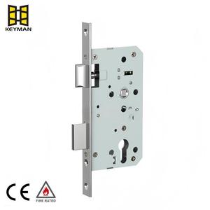 Serrure à mortaise <span class=keywords><strong>KEYMAN</strong></span> CE EN12209 6072 résistante au feu 260 min, cylindre européen, 3 clés, entraxe 60 mm, poignée à levier creux pour portes en bois - Product Image 1