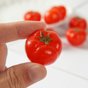Simulación Mini <span class=keywords><strong>tomate</strong></span> modelo <span class=keywords><strong>de</strong></span> <span class=keywords><strong>tomate</strong></span> simulación comida vegetal juego escuela enseñanza cognitiva ayuda accesorios para sesión <span class=keywords><strong>de</strong></span> fotos - Product Image 3