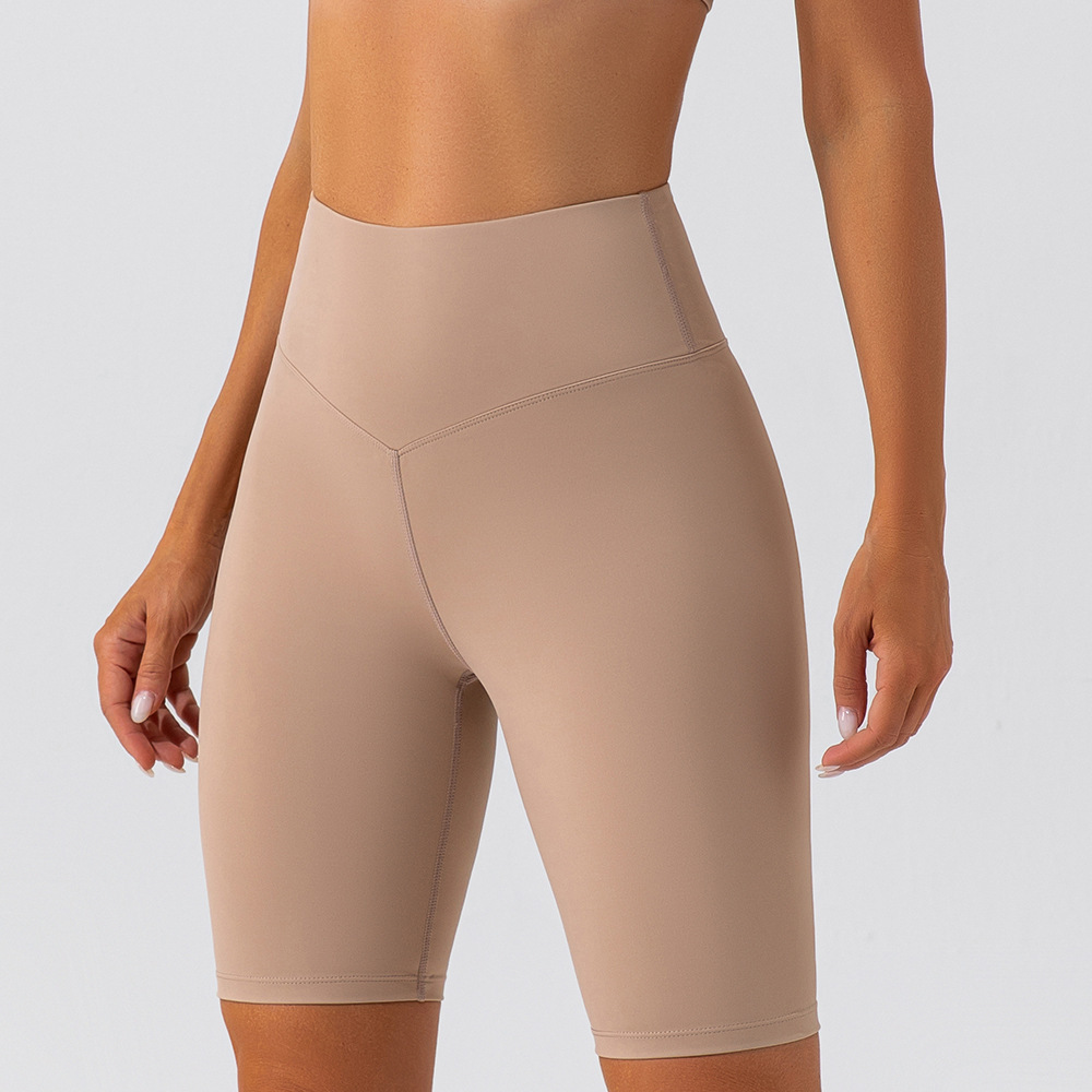 Khaki Yoga Shorts
