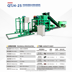 Hot Bán <span class=keywords><strong>QTJ4</strong></span>-25 Xi Măng Lồng Vào Nhau Gạch Làm Máy Móc Tự Động Rỗng Khối Bê Tông Máy Làm - Product Image 6