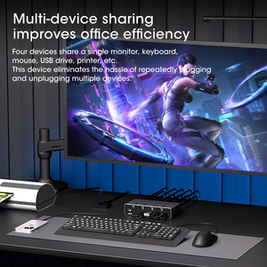 Conmutador KVM SYONG 8K 4 <span class=keywords><strong>en</strong></span> 1 Salida 8K/4K HD2.1 Conmutador KVM USB 3.0 Transmisión de Alta Velocidad para <span class=keywords><strong>PS5</strong></span> / Xbox / PC - Product Image 6