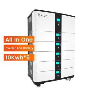All in one inverter and LiFePO4 lithium battery 48v 20kw 10kwh Stacked Module Energy Storage Akku