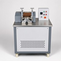 Máquina de Peletización de Plástico, Molino Mezclador de Dos Rodillos para Laboratorio, Granuladora de Compuesto de Color para Masterbatch, Escala Piloto, Calentamiento Eléctrico, CE