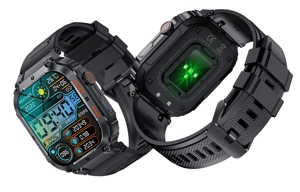 DF K57PRO นาฬิกาอัจฉริยะขายดี แบตเตอรี่ใช้งานได้นาน 400 mAh หน้าจอสัมผัสเต็มรูปแบบขนาด 1.96 นิ้ว ฟิตเนส โทรออกผ่านบลูทูธ - Product Image 6