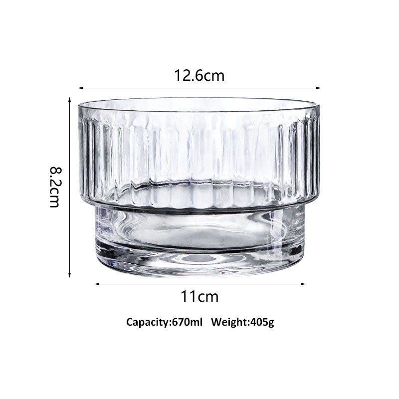 Clear Salad bowl
