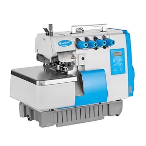 MC 747DS 4 thread direct drive industrial flat bed automatic overlock sewing machine