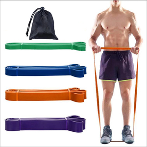 208cm fasce di resistenza in lattice gomma palestra rafforzare la forza di allenamento Fitness tirare su <span class=keywords><strong>fascia</strong></span> elastica - Product Image 1