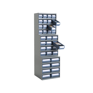 Fami Estantería de pared modular de 496x304x546mm con 5 estantes y 16 cajones RK Box Classic - Product Image 6