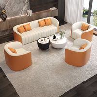 Ensemble de canapés en velours capitonné pour salon moderne, design de luxe doré, fauteuil de réception pour bureau