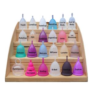 Copas Menstruales Ecológicas de Silicona Médica Orgánica para Mujer, 10 Colores Personalizables, Venta al Por Mayor - Product Image 1