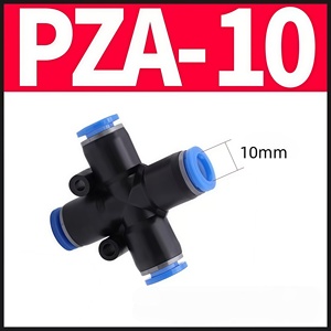 Conector de Manguera Neumática Universal para Camiones, Conector de Cuatro Vías en Forma de Cruz PZA de Diámetro Igual, Piezas de Frenos de Aire para Camiones de Alta Calidad - Product Image 5