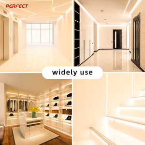 ไฟแถบ LED PERFECT 2835 บรรจุในโครงอะลูมิเนียมพร้อมฝาครอบพลาสติก <span class=keywords><strong>Bayer</strong></span> PC ของเยอรมัน - Product Image 6
