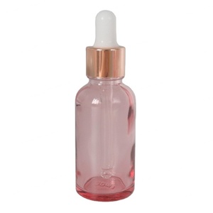 Flacons en verre rose doré portables de 5 ml, 10 ml, 20 ml, 30 ml pour huiles essentielles avec compte-gouttes et couvercles – Idéal pour les voyages - Product Image 2
