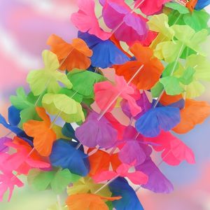 Collier Hawaïen Multicolore Fluorescent UV en Gros, Guirlande Lumineuse pour Fêtes et Occasions Spéciales, Colliers de Fleurs qui Brillent dans le Noir - Product Image 6