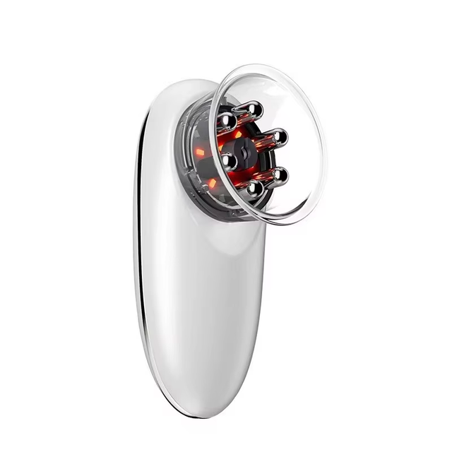 Microcurrent Thermal Heating Face Body Skin Firming 3-in-1 Microcurrent Cupping Therapy Slimming Massager