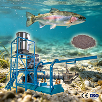 Nouvelle ligne de production de machines extrudeuses automatiques pour la fabrication d'aliments pour crevettes et poissons, équipement de fabrication d'aliments pour poissons à double vis
