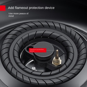 เตาอบแก๊สสแตนเลสแบบสแตนด์อะโลน4ชิ้นอุปกรณ์ทำอาหารในห้องครัวและห้องรับประทานอาหาร - Product Image 4